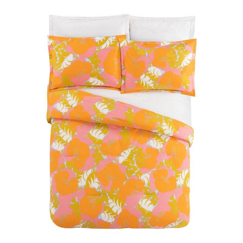 Trina Turk 3pc Summer Floral Comforter Bedding Set