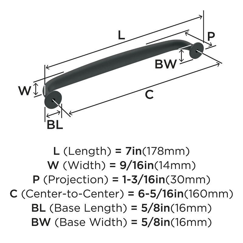 Renown 6 5/16" Center To Center Arch Pull