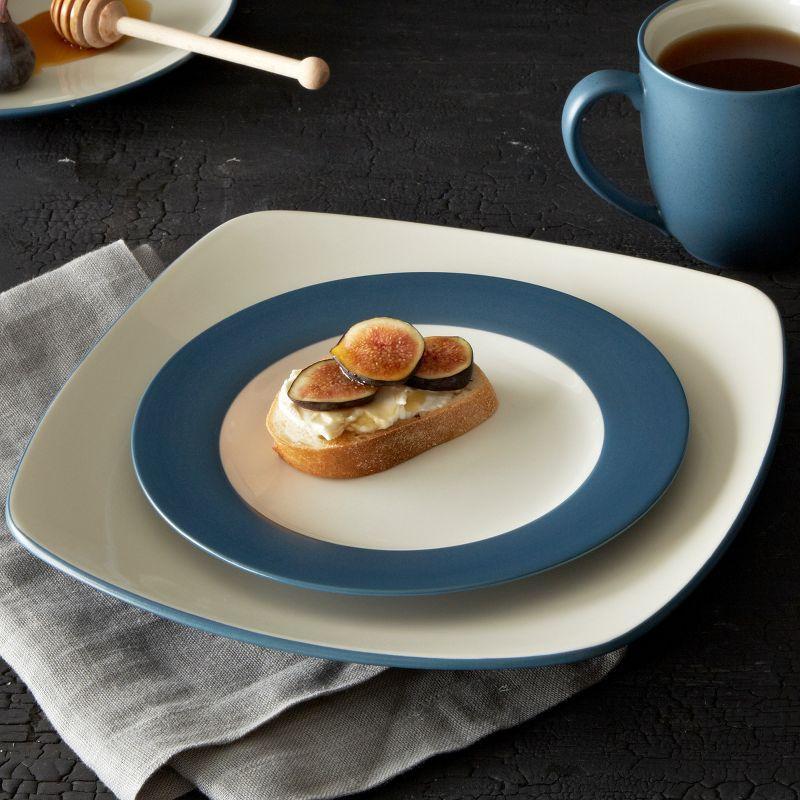 Noritake Colorwave Blue 4-Piece Square Place Setting