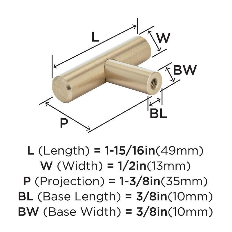 Bar Pulls 1 15/16" Length Bar Knob