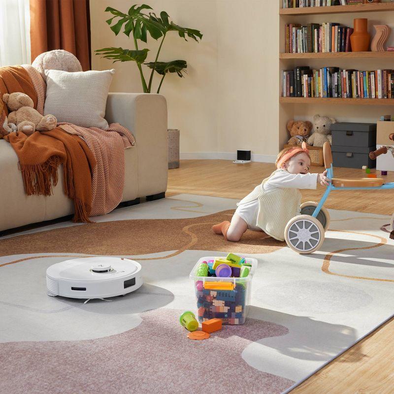 Q8 Max Robotic Vacuum White: Roborock, Cordless, Smart Mapping, App Controlled, Tangle-Free, Multi-Surface, 1-Year Warranty