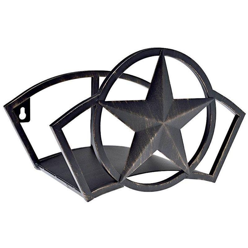 Liberty Garden Decorative Steel Liberty Star Garden Hose Butler Wall Storage