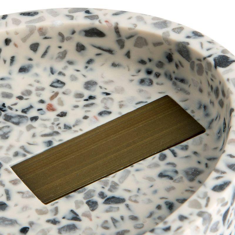 Lerrazzo Soap Dish Gray/Natural - Allure Home Creations