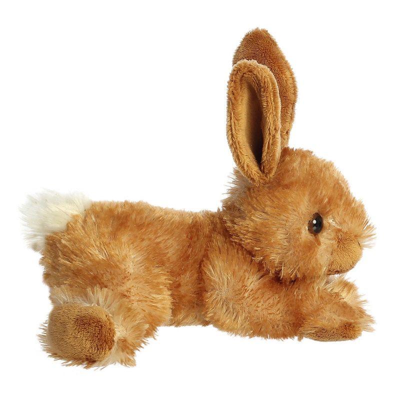 Aurora Small Bitty Bunny Mini Flopsie Adorable Stuffed Animal Brown 8"