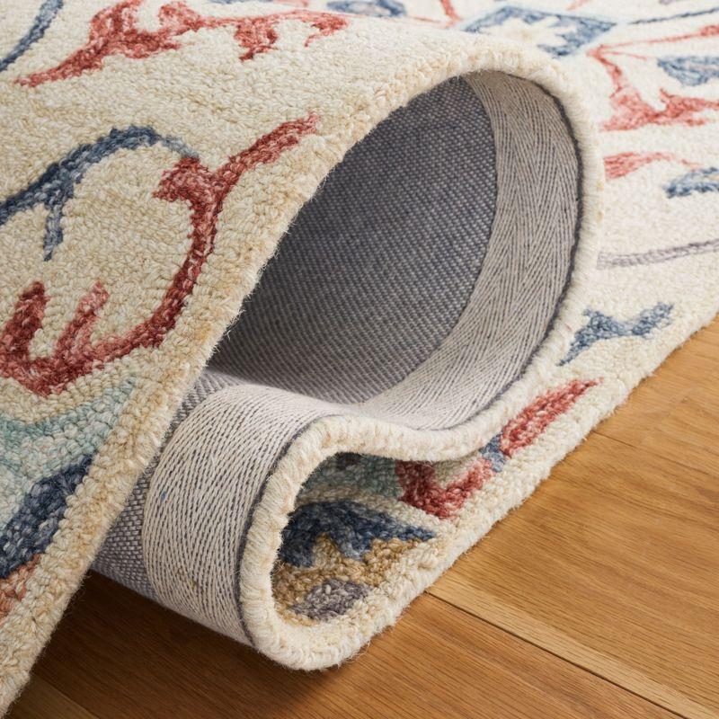 Metro MET354 Hand Tufted Indoor Accent Rug - Beige/Rust - 3'x5' - Safavieh