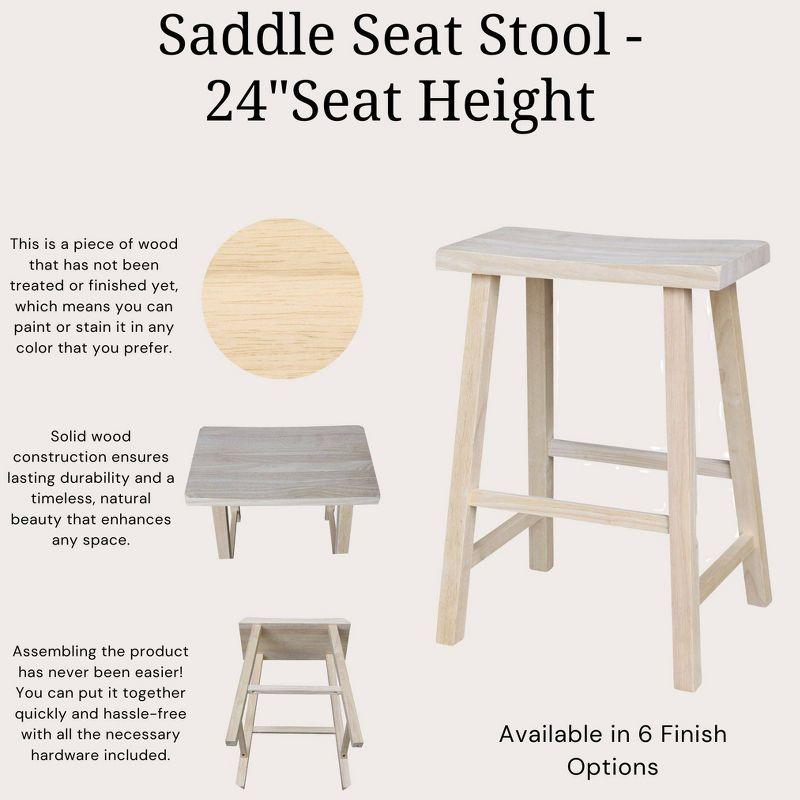 Davis Saddle Seat Stool - International Concepts