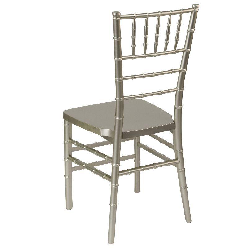 Flash Furniture HERCULES PREMIUM Series Champagne Resin Stacking Chiavari Chair