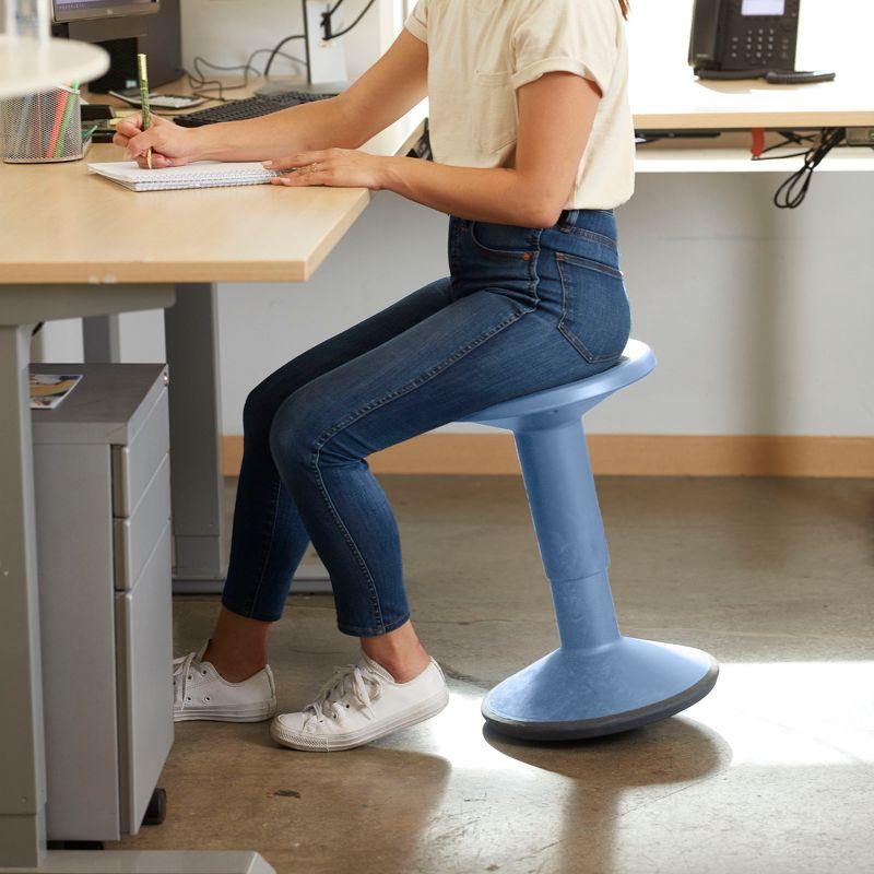 ECR4Kids ECR4Kids SitWell Wobble Stool, Adjustable Height, Active Seating