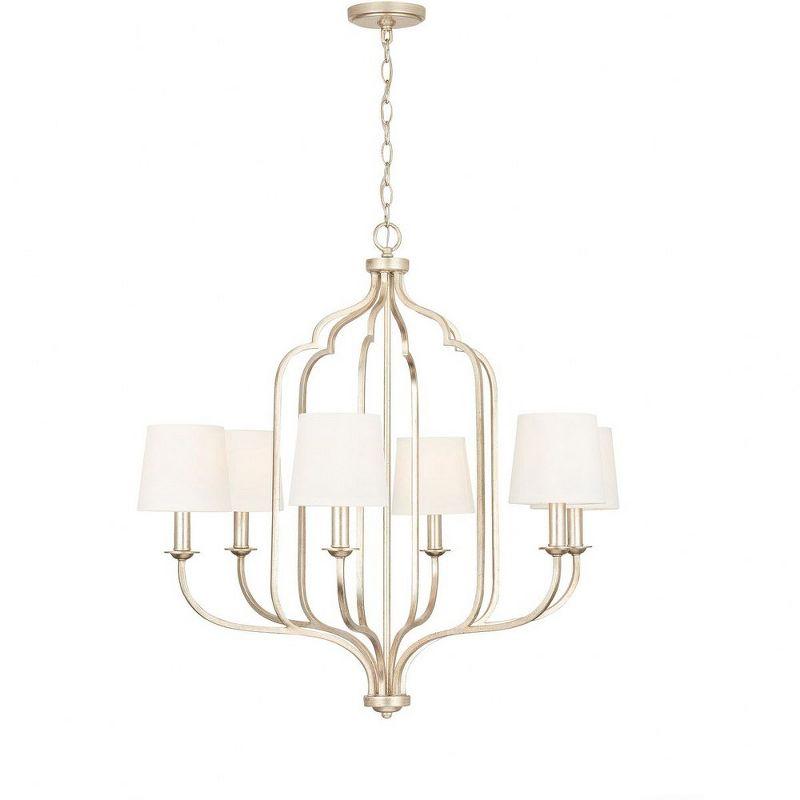 Capital Lighting Ophelia 6 - Light Chandelier in  Winter Gold