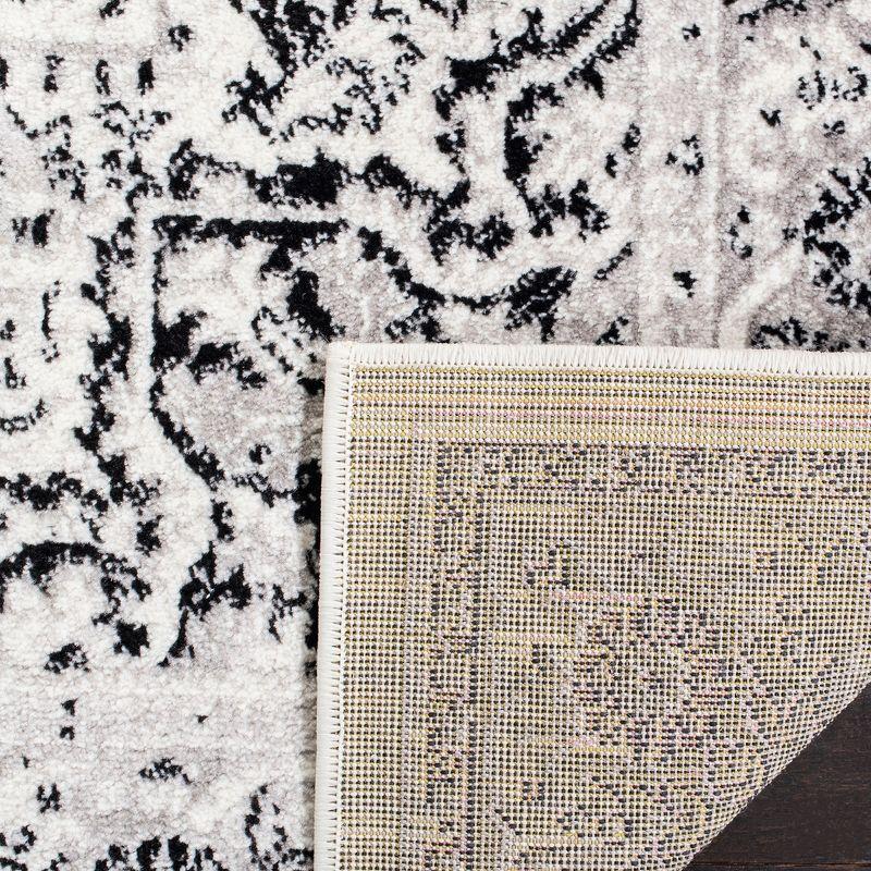Skyler SKY126 Power Loomed Indoor Area Rug - Grey/Ivory - 4'x6' - Safavieh