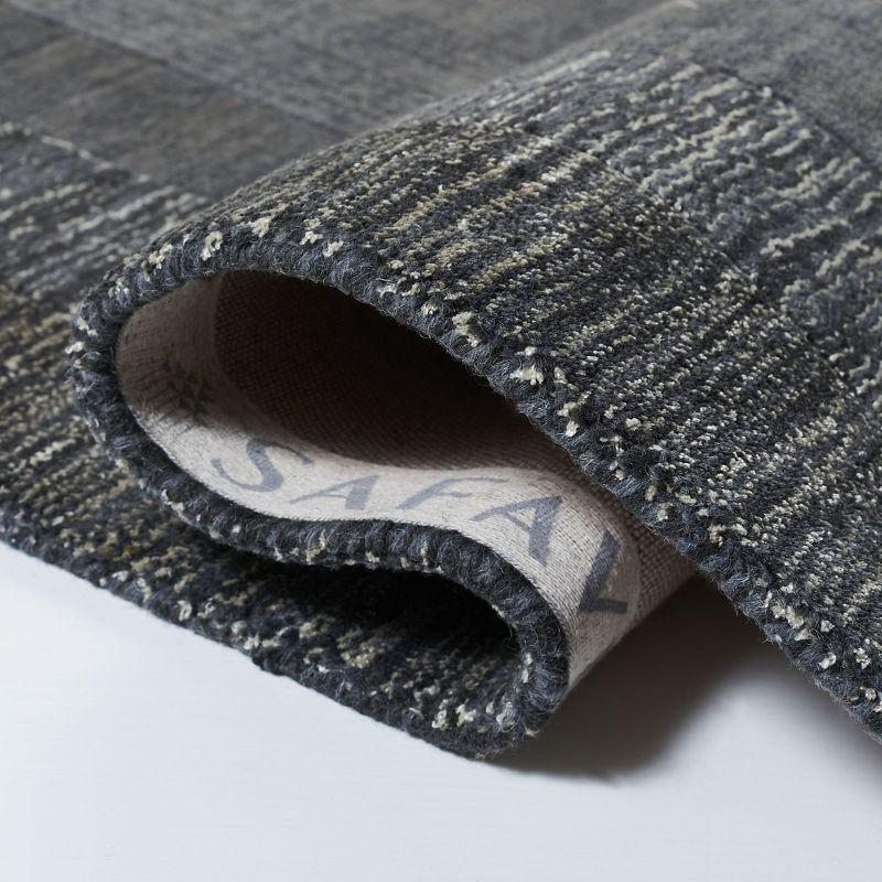 Impressions IM821 Hand Loomed Accent Rug - Charcoal/Blue - 3'x5' - Safavieh