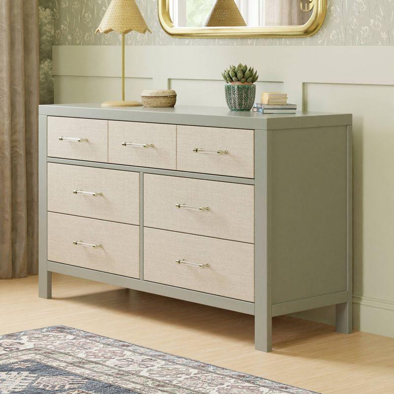 Eloise 7 Drawer 19" W Double Dresser