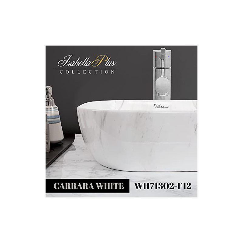 Whitehaus Collection Isabella Plus 15.75'' White Vitreous China Rectangular Bathroom Sink