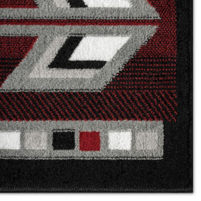 Home Dynamix Premium Sagrada Southwestern Geometric Area Rug, Red/Grey, 5'2"x7'4"