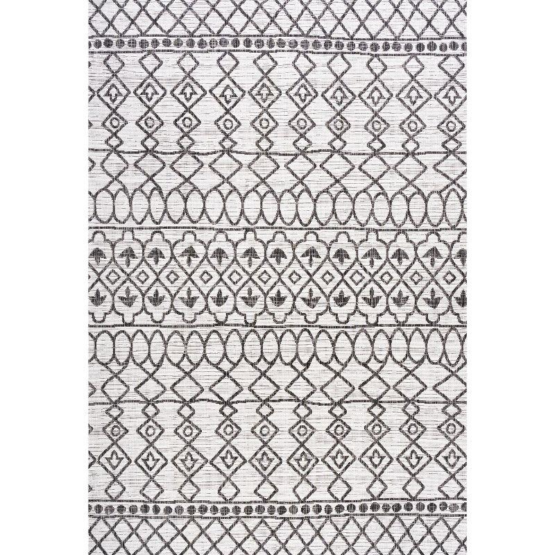 Kafel  Bohemian Indoor/Outdoor Area Rug  - JONATHAN Y