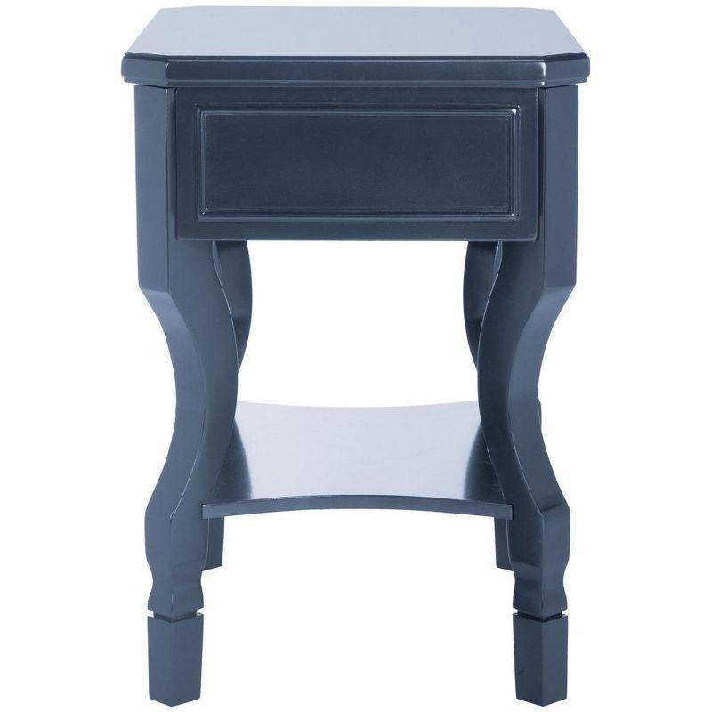 Alaia 1 Drawer Night Stand - Navy - Safavieh