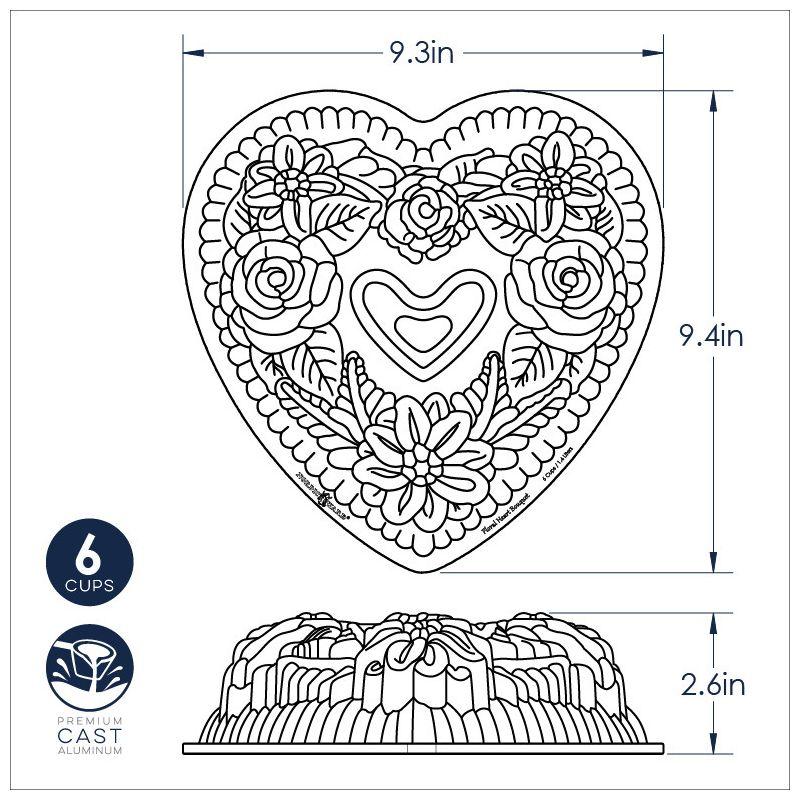 Nordic Ware Floral Heart Bundt® Pan