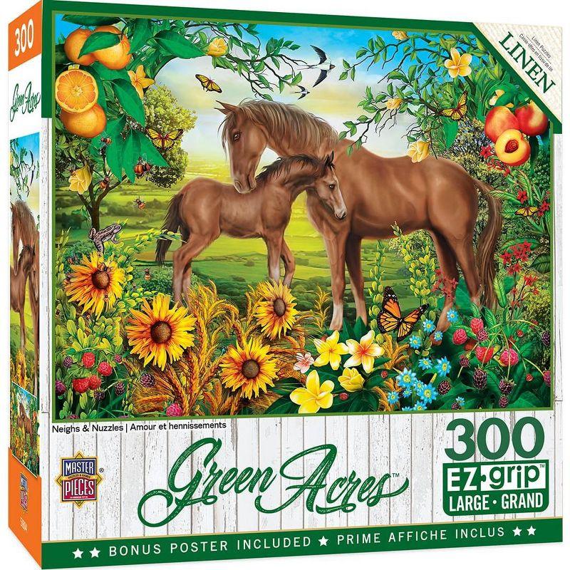 MasterPieces Inc Neighs & Nuzzles 300 Piece Large EZ Grip Jigsaw Puzzle