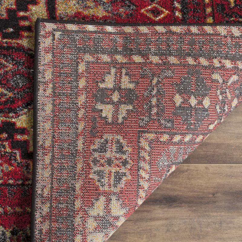 Vintage Hamadan VTH213 Power Loomed Indoor Area Rug - Red/Multi - 6'7"x9' - Safavieh
