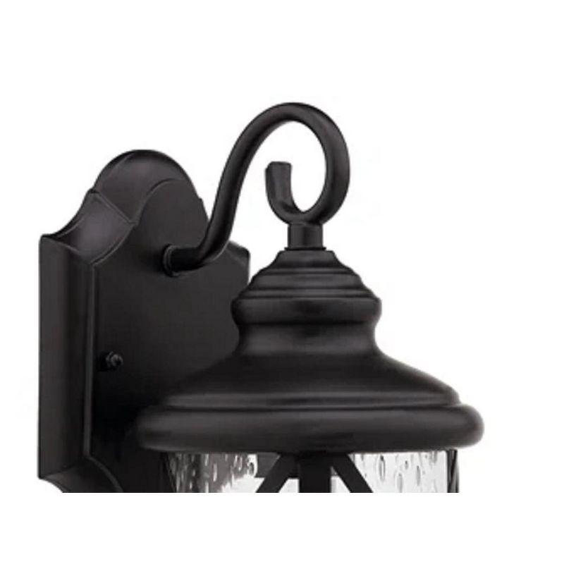 Chloe Lighting Milania Adora Transitional 1 Light Rubbed Bronze Outdoor Wall Sconce 16" Height