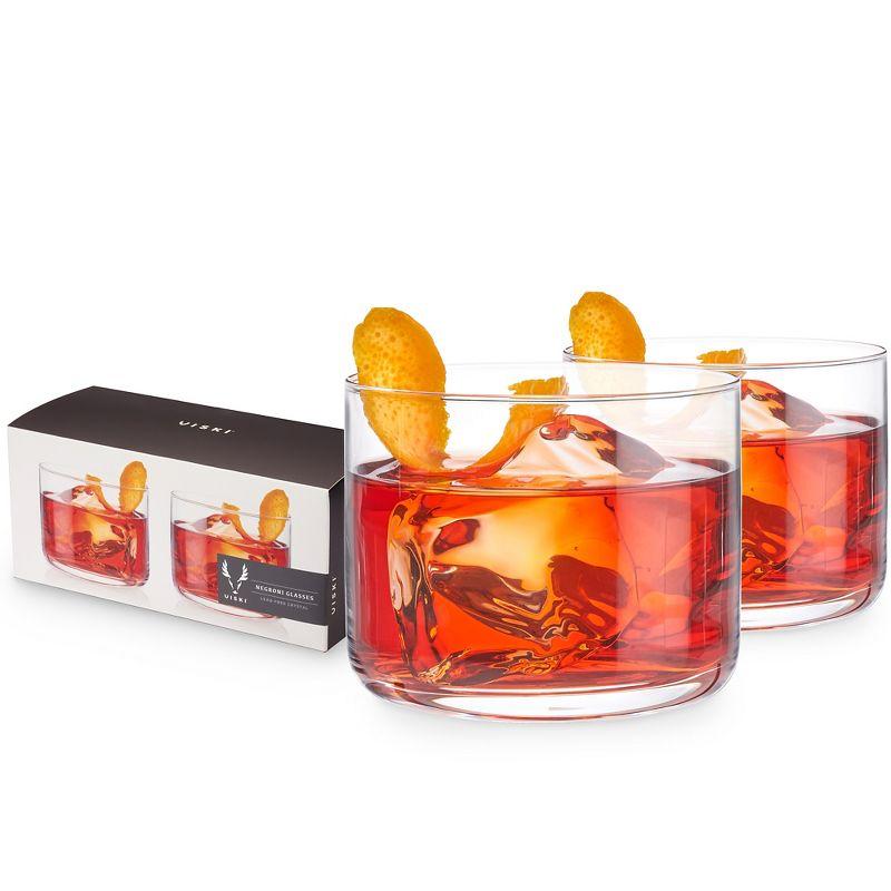 Viski Raye Crystal Negroni Glasses (Set of 2)