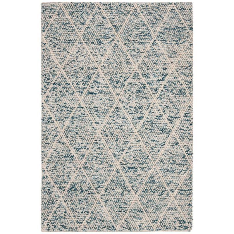 Natura NAT712 Hand Woven Area Rug - Ivory/Blue - 6'x9' - Safavieh.