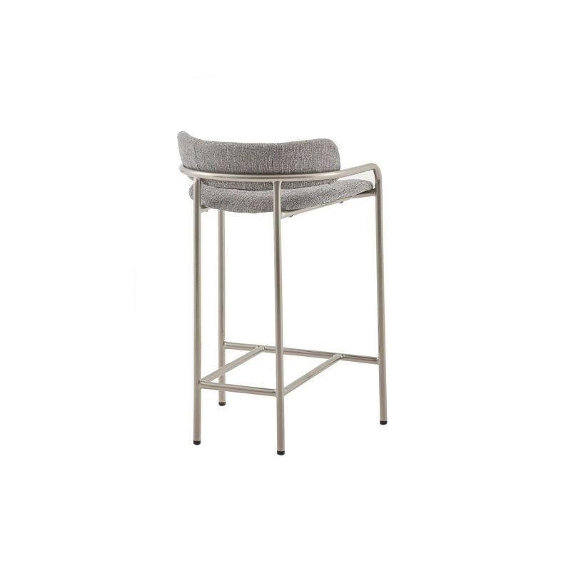 Eros Counter Height Barstool Brown