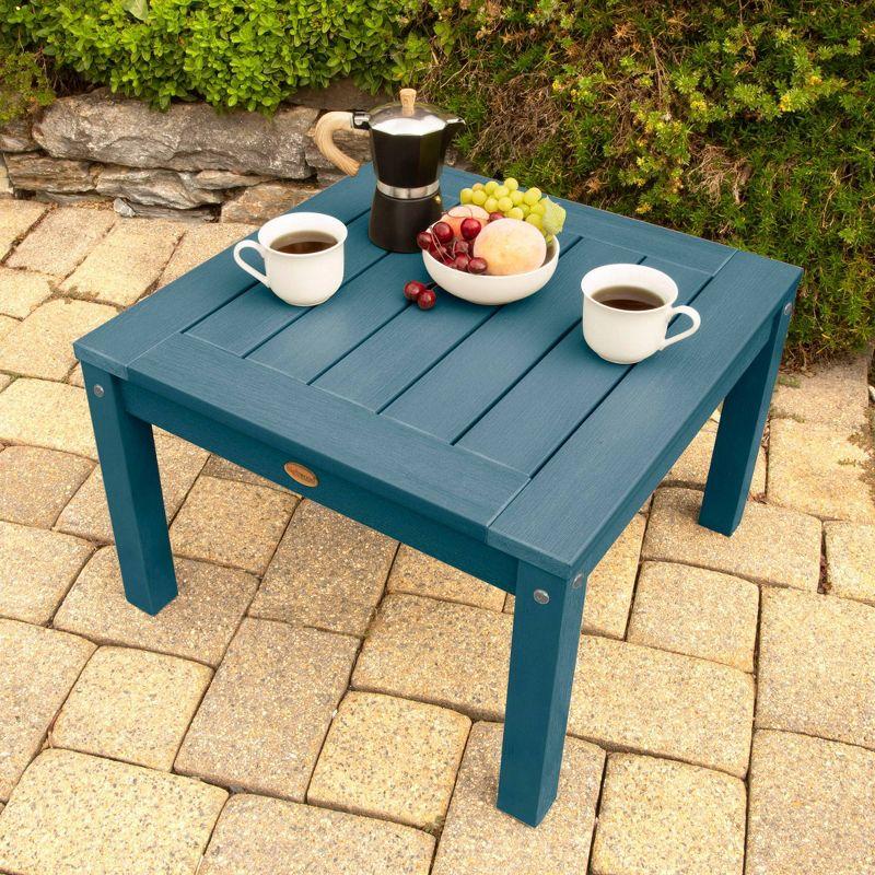 Adirondack Outdoor Side Table - Nantucket Blue - highwood: Poly Lumber, Fade & Weather-Resistant, 12-Year Warranty