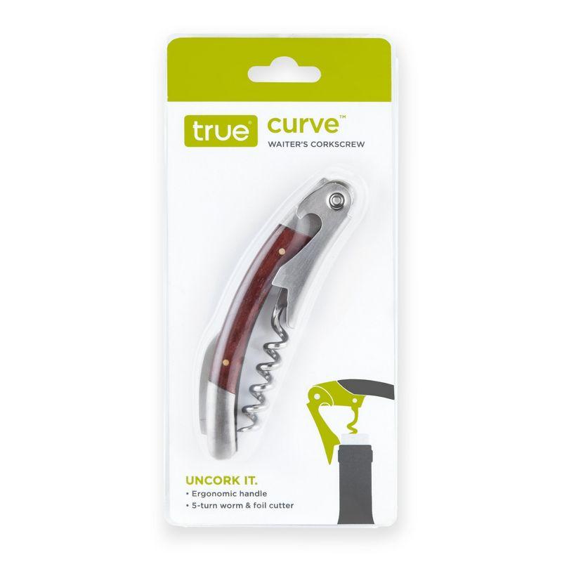 True Curve™: Waiter's Corkscrew, Brown Finish