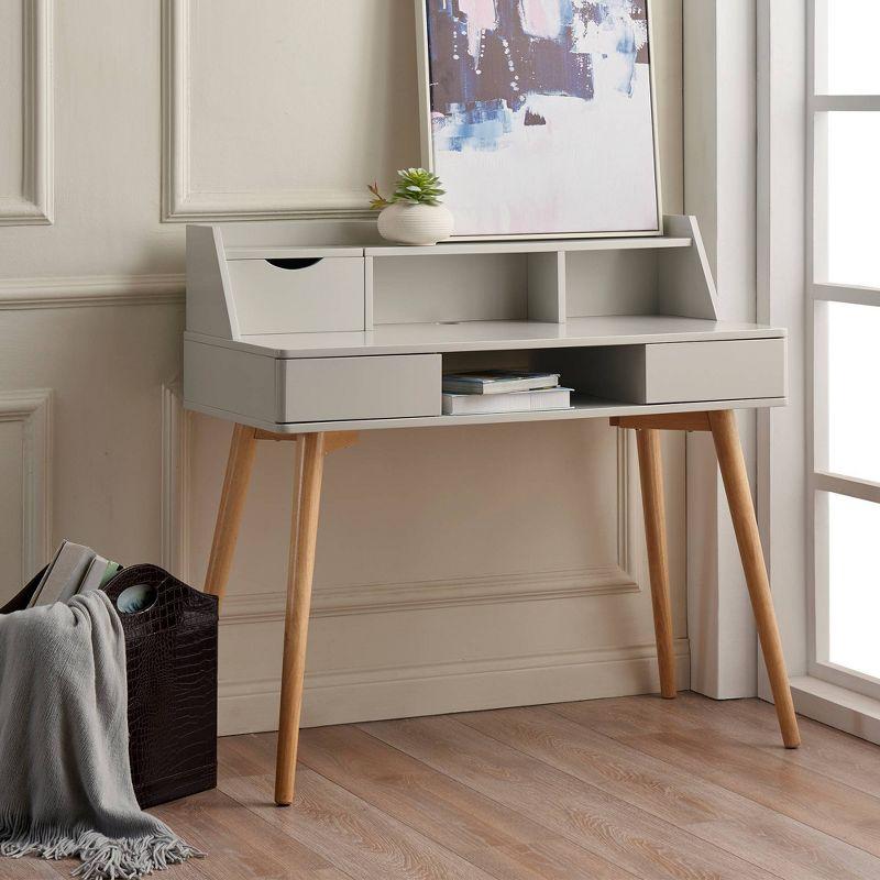 Creativo Wooden Writing Desk with Storage - Teamson Home