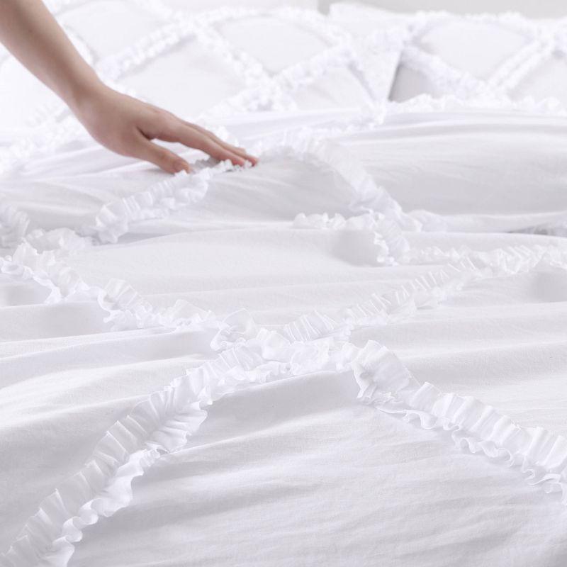 Laura Ashley Norah Comforter Bedding Set White