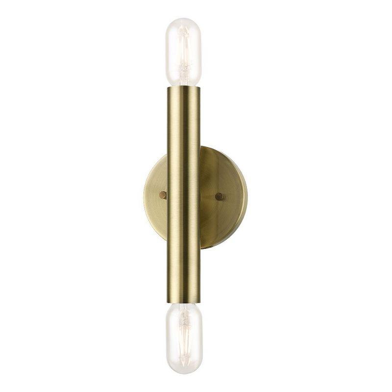 Livex Lighting Copenhagen 2 - Light Wall Light in  Antique Brass