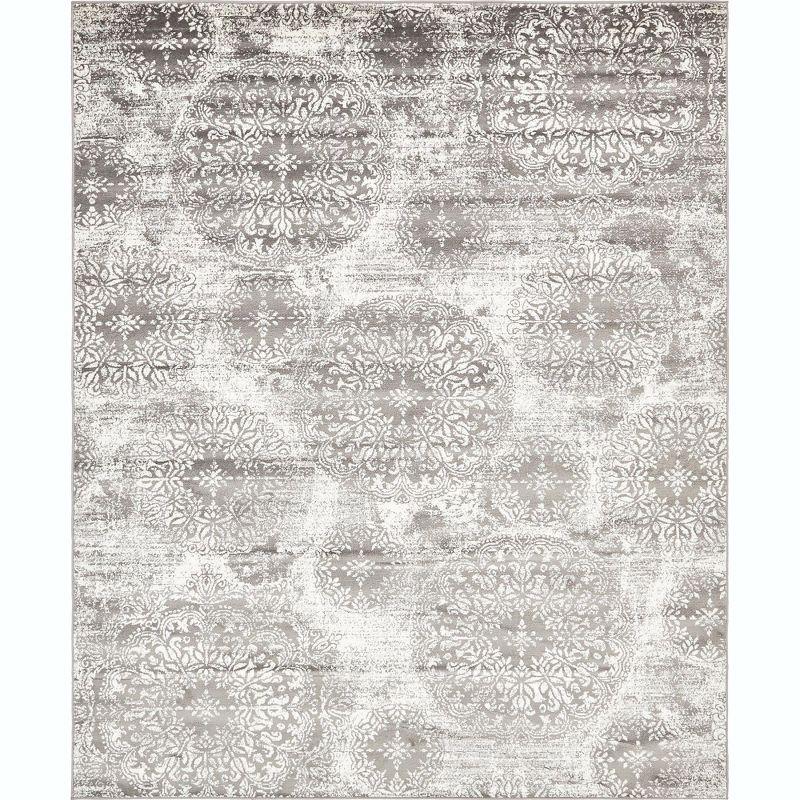 Unique Loom 8' 0 x 10' 0 Sofia Grand Gray Area Rug