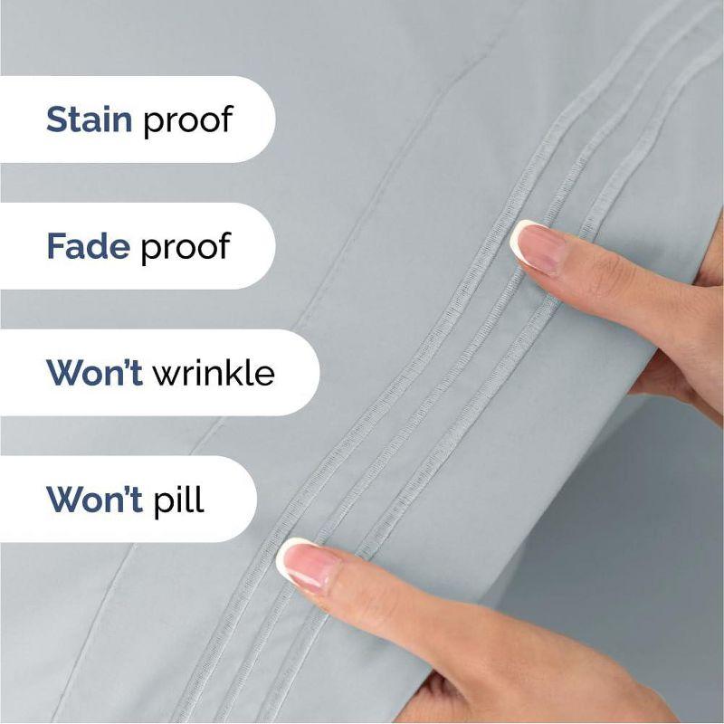 CGK Linens 4 Piece Sheet Set Premium Cooling, Soft & Wrinkle Free Sheet Set