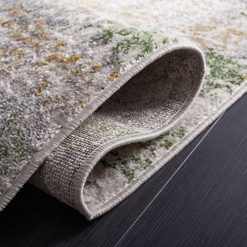 Palma PAM358 Power Loomed Indoor Area Rug - 6'7"x6'7" - Grey/Green - Safavieh