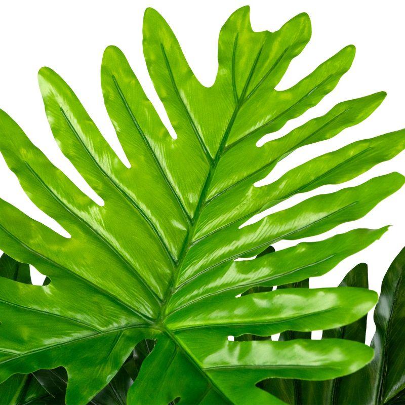 Northlight Seasonal 47" Green Potted Philodendron Selloum Artificial Plant