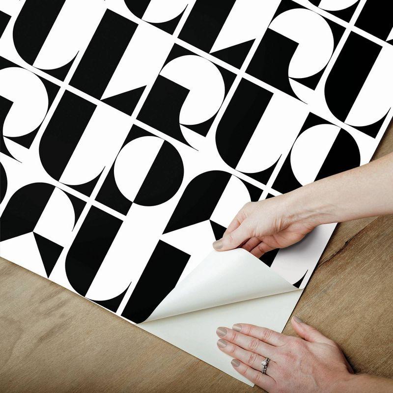 RuDeco 18' L x 20.5" W Peel and Stick Wallpaper