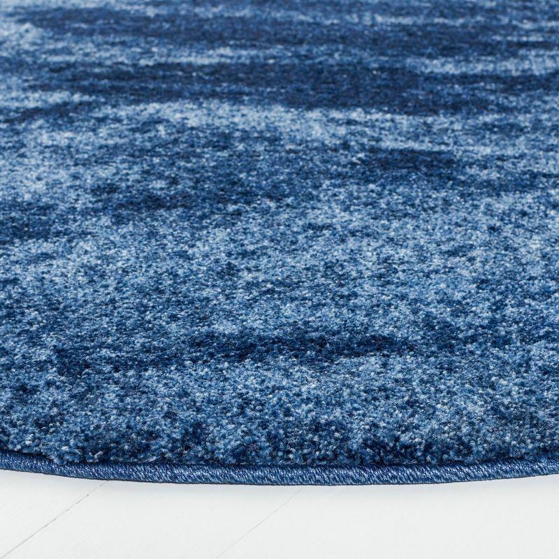 Retro RET2891 Power Loomed Indoor Area Rug - Light Blue/Blue - 6' round - Safavieh.