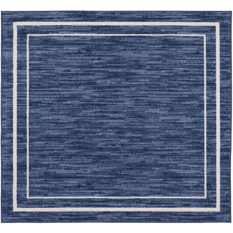 Nourison Essentials Bordered Indoor Outdoor Area Rug