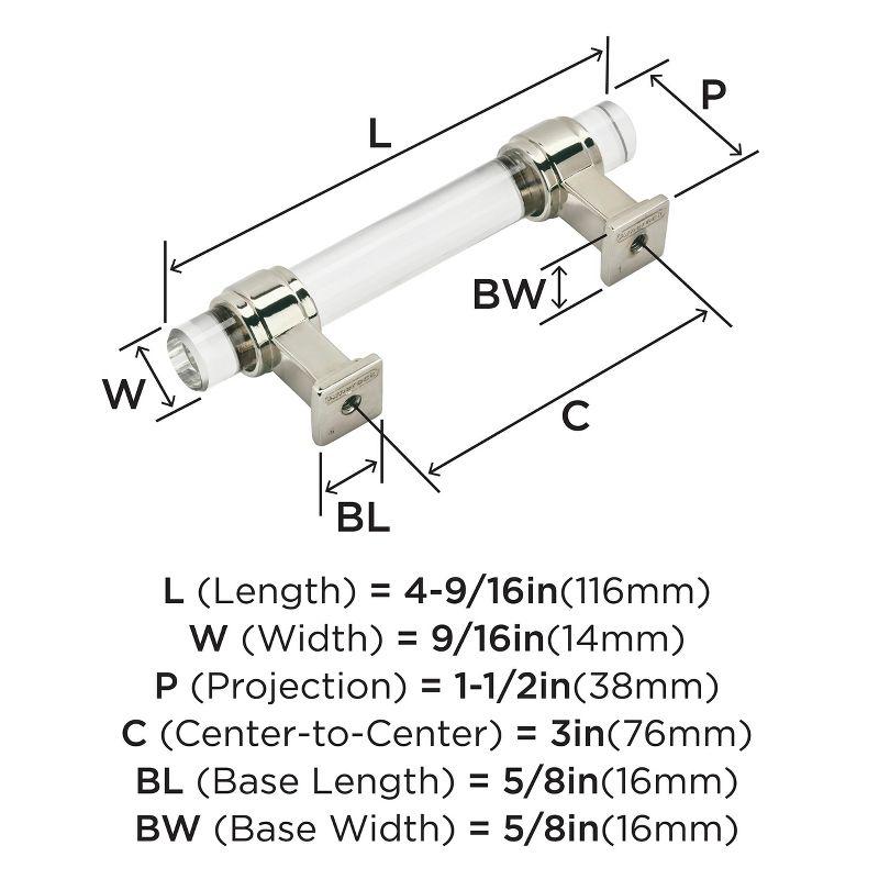 Amerock Glacio Cabinet or Drawer Pull