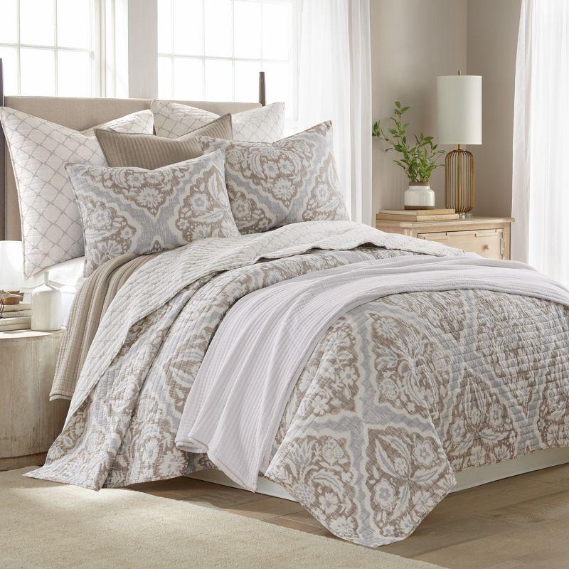 Becker Taupe Euro Sham Set of 2 - Levtex Home