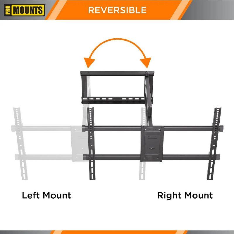 ProMounts Articulating/Full Motion Outdoor TV Wall Mount for 32"-75" Screens, Holds up to 132 lbs.