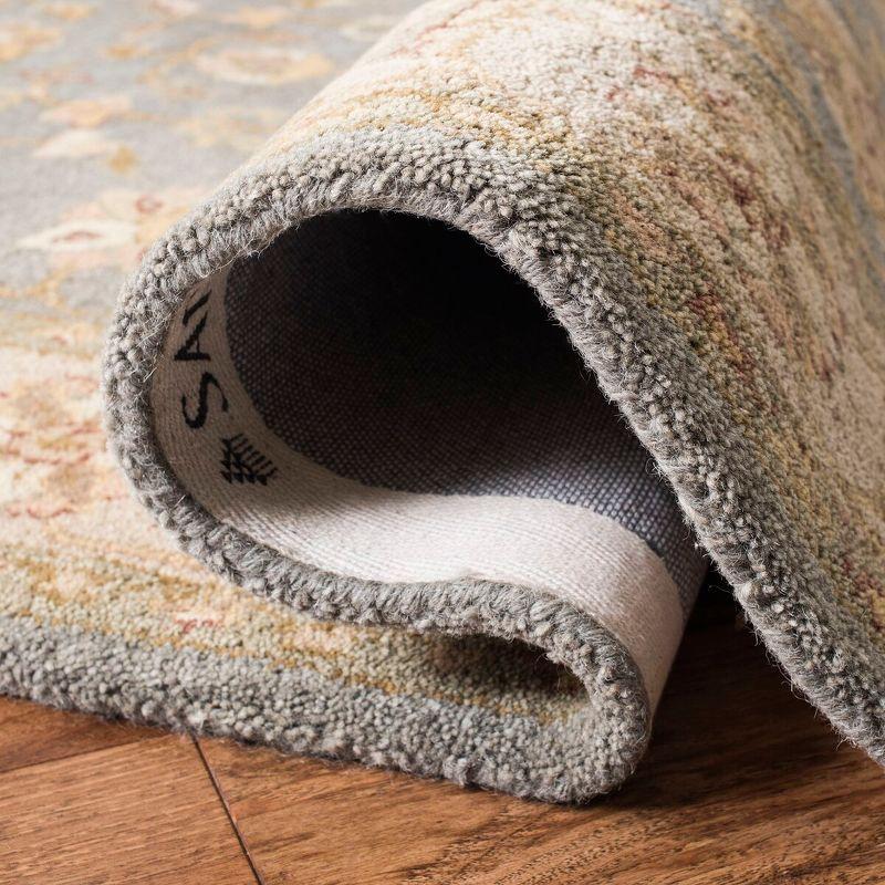 Antiquity AT312 Hand Tufted Area Rug - Blue/Beige - 8'3"x11' - Safavieh.