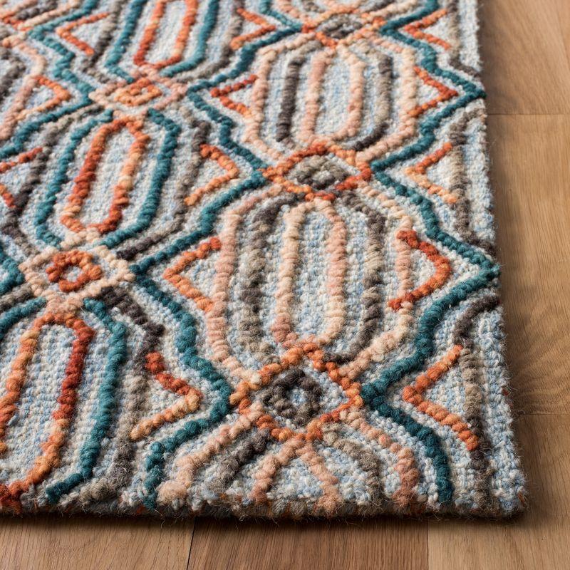 Trace TRC511 Hand Tufted Indoor Area Rug - Light Blue/Blue - 8'x10' - Safavieh