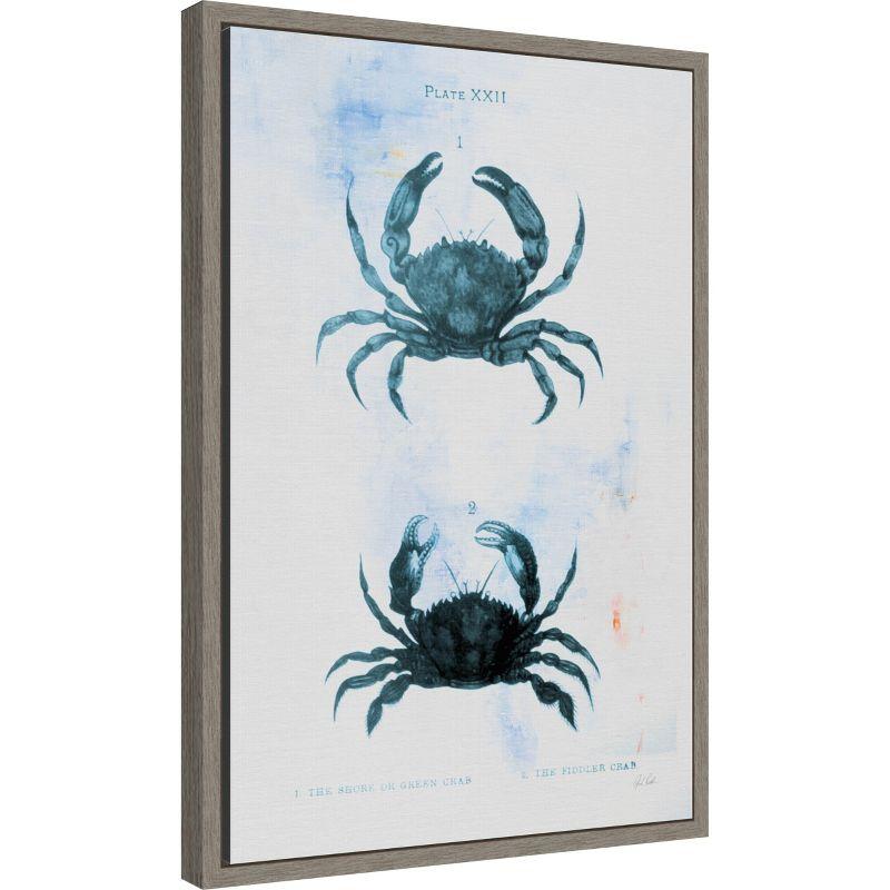 Amanti Art Blue Bay IV by Deborah Revell Framed Canvas Wall Art