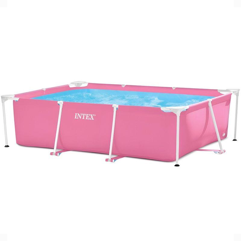Intex Plastic Rectangle Frame Set Pool 23.62'' H x 59'' W x 86.62'' L