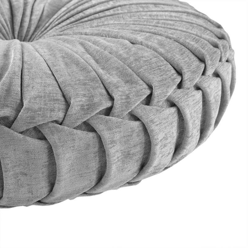 22" Oversize Lorissa Poly Chenille Round Floor Pillow - Intelligent Design