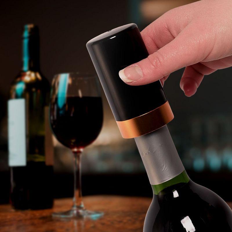 Berkware Automatic Vacuum Wine Bottle Preserver with Intelligent LED Display