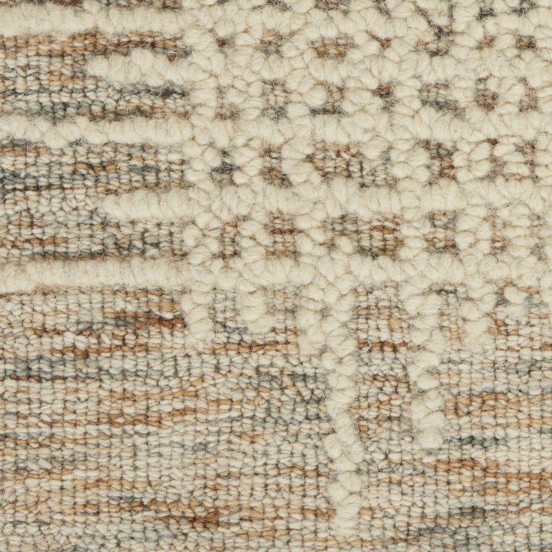 Nourison Vail Rustic Texture Indoor Area Rug Beige/Multi 7'9" x 9'9"
