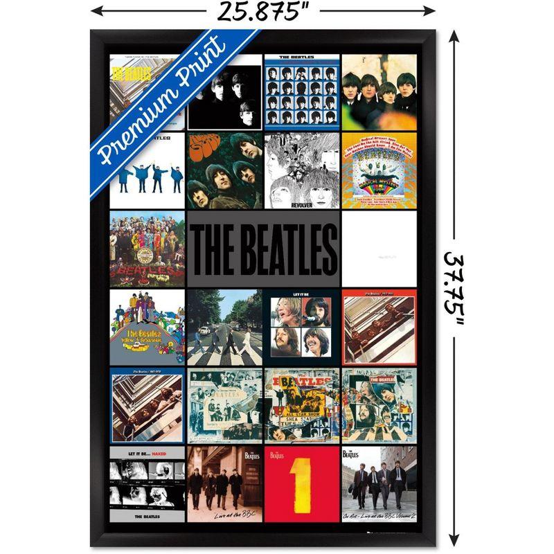 Trends International 24X36 The Beatles - Albums Framed Wall Poster Prints